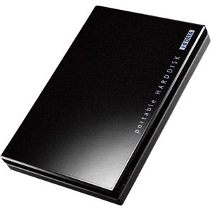 I・O DATA USB2.0/1.1対応 ポータブルHDD 640GB（ピアノブラック） カクうす[ HDPC-U640K ]