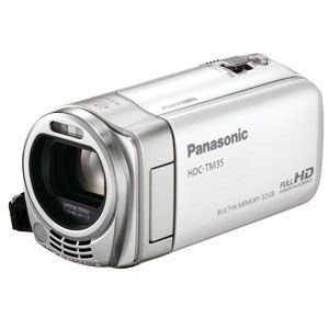 Panasonic 【新製品】SDメモリカード+32GB内蔵メモリ録画対応ハイビジョンビデオカメラ（ピュアホワイト） [ HDC-TM35-W ]