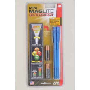 マグライト ミニマグライトLED ブルー マグライト MAGLITE 2セル AA[ SP2211HY ]