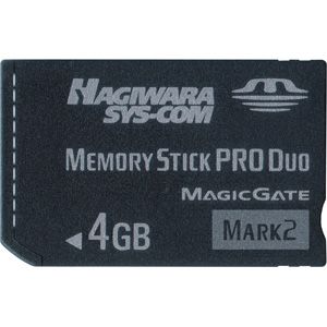 ハギワラシスコム メモリースティック PRO Duo マーク? 4GB [ HNT-MPD4GM2 ]