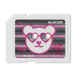 エレコム SDHCカード 4GB Class4「Loverish（ベアー）」ナイトボーダー [ MF-FBSDH04GB4 ]