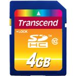 transcend SDHCメモリーカード 4GB Class10 [ TS4GSDHC10 ]