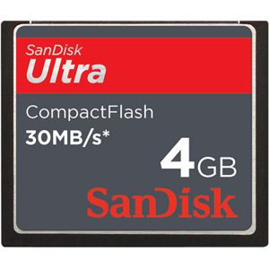 サンディスク コンパクトフラッシュ 4GB 最大30MB/秒（200倍速） [ SDCFHG-004G-J95 ]