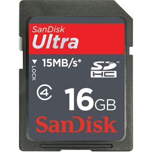 サンディスク SDHCメモリーカード 16GB Class4 [ SDSDH-016G-J95 ]