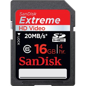 サンディスク SDHCメモリーカード 16GB Class6 [ SDSDX3-016G-J21N ]