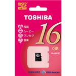 東芝 microSDHCメモリカード 16GB CLASS4 [ SD-MF016G ]