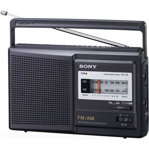 ソニー FM/AMポータブルラジオ [ ICF-29-B ]