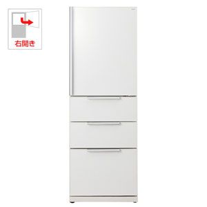 サンヨー 355L 4ドア ノンフロン冷蔵庫（プレミアムホワイト） SANYO & Smart[ SR-SD36T-W ]