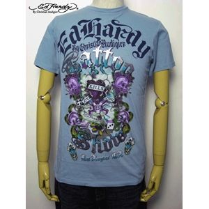 ed hardy（エドハーディー） メンズTシャツ Love Kills Slowly GAMBLE ライトブルー M
