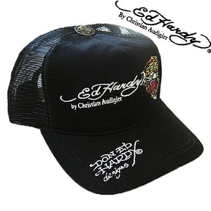 Ed Hardy(エドハーディー) キャップ BASIC CAP/ TIGER SIGNATURE タイガー/ 刺繍 ベーシック/ ブラック【A1N0AAAZ】