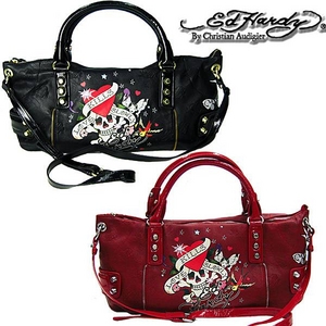 Ed Hardy(エドハーディー) 2WAYバッグ LOVE KILLS SLOWLY ラブキル/レッド 【1PC191SU】