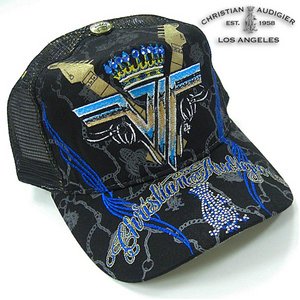 Christian Audigier（クリスチャンオードジェー） City of Angels Cap キャップ/ブラック