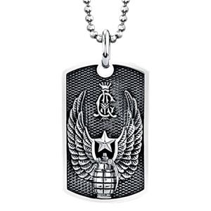 Christian Audigier クリスチャンオードジェー ネックレス ペンダントGrenade DOGTAG ドッグタグ 【P031】