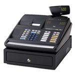 【業務用】東芝テック（TOSHIBA） レジスター 本体 MA-500-5 クールブラック【ロールペーパー10巻セット】