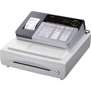 カシオ（CASIO）レジスター 本体 NL-200（SE-S20同等品） ライトシルバー【ロールペーパー30巻セット】