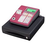 カシオ（CASIO）レジスター 本体 NL-300（TE-340同等品） レッド（赤）【ロールペーパー40巻、PC接続ケーブルパターンBセット】