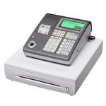 カシオ（CASIO）レジスター 本体 NL-300（TE-340同等品） シルバー【ロールペーパー30巻、PC接続ケーブルパターンAセット】