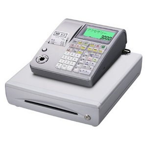 カシオ（CASIO）レジスター 本体 NL-300（TE-340同等品） ライトシルバー