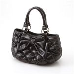Rubin Rosa（ルビンローザ）モコモコキルトバッグ　ROK72 Black