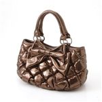 Rubin Rosa（ルビンローザ）モコモコキルトバッグ　ROK72 Bronze