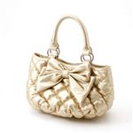 Rubin Rosa（ルビンローザ）モコモコキルトバッグ　ROK72 Gold