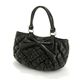 Rubin　Rosa（ルビンローザ）　モコモコキルトバッグ大　ROK73 Black