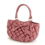 Rubin　Rosa（ルビンローザ）　モコモコキルトバッグ大　ROK73 Wine