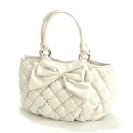 Rubin　Rosa（ルビンローザ）　モコモコキルトバッグ大　ROK73 White