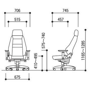RECARO�i���J���j 24H�`�F�A �t�@�u���b�N�V���[�Y �i���h�u���b�N