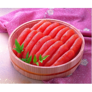 【お歳暮用 のし付き(名入れ不可)】博多かねふく 無着色からし明太子360g