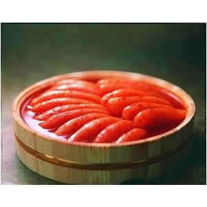 【お歳暮用 のし付き(名入れ不可)】博多かねふく 無着色からし明太子360g