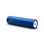 大容量多機能モバイルバッテリー MiPow（マイポー） POWER TUBE-2200 10種類以上のモバイル・ゲーム機用変換アダプタ付 ネイビーブルー