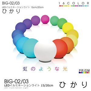 PRISM(プリズム) LEDイルミネーションライト 20cm ひかり BIG-03