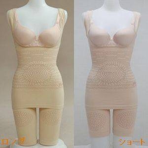 ナノスリミングスーツ スキンベージュ ロング 特フリーサイズ画像２