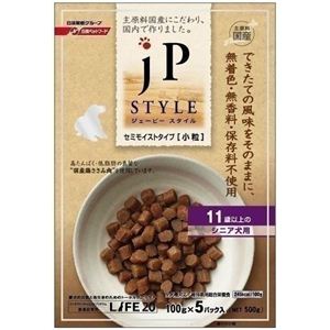 日清ペットフード ジェーピースタイル 11歳以上のシニア犬用(セミモイストタイプ) 500g×12個 562540