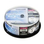 maxell BR25PWPC.20SP データ用ブルーレイディスクBD-Rひろびろ超美白レーベル 25GB 20枚入