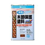 水性木部保護塗料3.2L チーク 