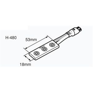 H-480 PIAA LED iTERA[vj 3 T10摜R