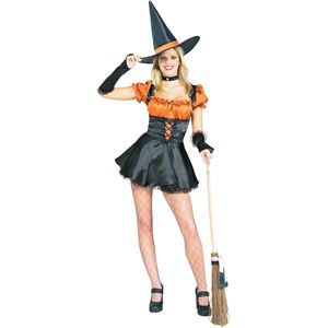 RUBIE'S�i���[�r�[�Y�j ADULT�i�A�_���g�j �R�X�v�� Orange Sexy Witch�i�I�����W �Z�N�V�[ �E�B�b�`�j Std�T�C�Y