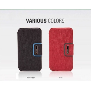 Zenus Galaxy S2 LTE �iSC-03D�j �P�[�XMasstige Color Edge 2 diary Series �J�[�h�P�[�X�t��-Red