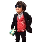 子供 スーツ 男の子 キッズスーツ 3点セット (マットブラックスーツ(L) 120) 子供服 