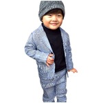 子供 スーツ 男の子 キッズスーツ 3点セット グレンチェックスーツ(M) 110) 子供服 