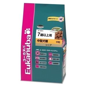 Eukanuba（ユーカヌバ） シニア 中型犬 中粒  7.5Kg （ドッグフード） 【ペット用品】
