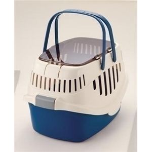 Richell(リッチェル) ペット用ベッドキャリー ブルー (犬・猫・うさぎ用キャリーバッグ) 【ペット用品】