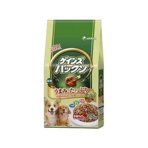 ユニ・チャーム ゲインズ・パックン ビーフささみ野菜2.5K 【ペット用品】