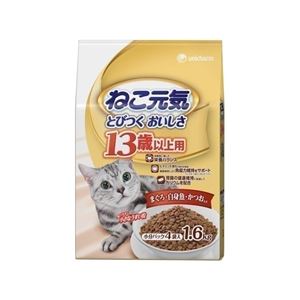 ユニ・チャーム ねこ元気 13歳以上用 1.6Kg 【ペット用品】