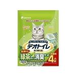 ユニ・チャーム デオトイレ 飛び散らない緑茶・消臭サンド4L 【ペット用品】