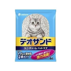 ユニ・チャーム ユニチャーム デオサンド水洗 6L 【ペット用品】