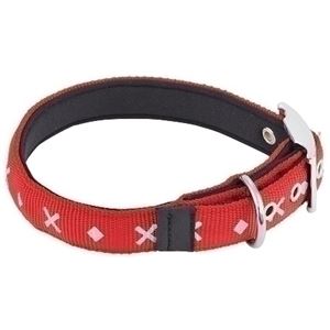 ヤマヒサ BP クロスダイヤカラー L 赤 【ペット用品】