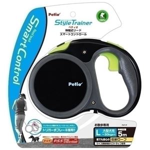 ヤマヒサ STリールリード スマートコントロール L 黒 【ペット用品】